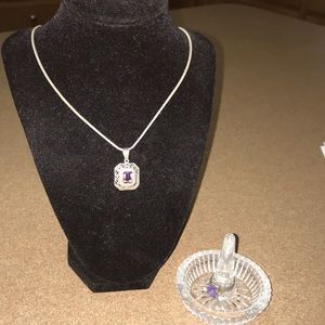 Genuine Amythest Pendant